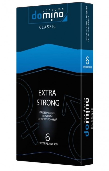 Суперпрочные презервативы DOMINO Extra Strong - 6 шт. - Domino - купить с доставкой в Новомосковске