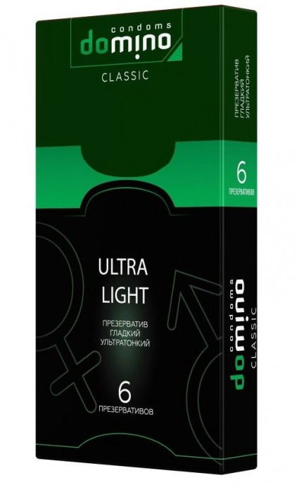 Супертонкие презервативы DOMINO Ultra Light - 6 шт. - Domino - купить с доставкой в Новомосковске