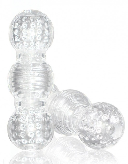 Прозрачный фигурный мастурбатор Master Stroker - Blush Novelties - в Новомосковске купить с доставкой