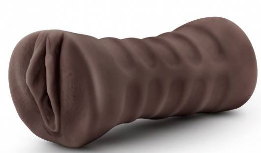Коричневый мастурбатор-вагина Hot Chocolate Brianna - Blush Novelties - в Новомосковске купить с доставкой
