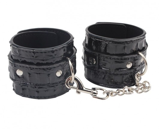Черные наручники Surrender Wrist Restraints - Chisa - купить с доставкой в Новомосковске