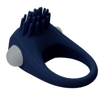 Синее эрекционное виброкольцо STIMU RING - Dream Toys - в Новомосковске купить с доставкой