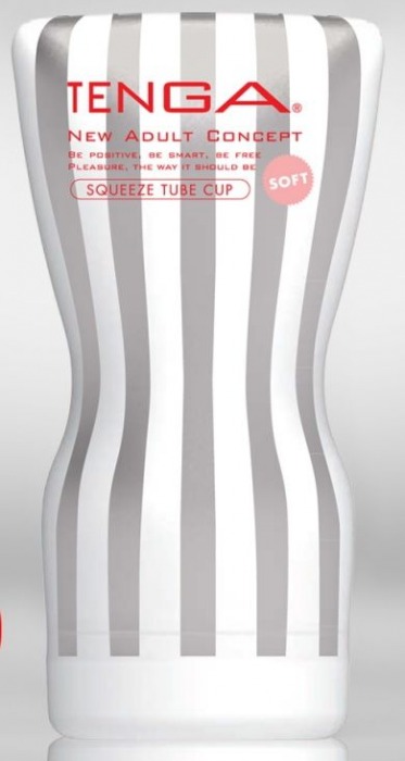 Мастурбатор TENGA Squeeze Tube Cup Soft - Tenga - в Новомосковске купить с доставкой