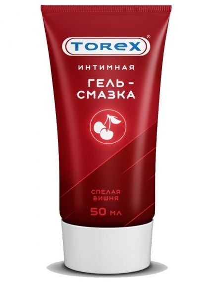 Смазка на водной основе TOREX  Спелая вишня  - 50 мл. - Torex - купить с доставкой в Новомосковске
