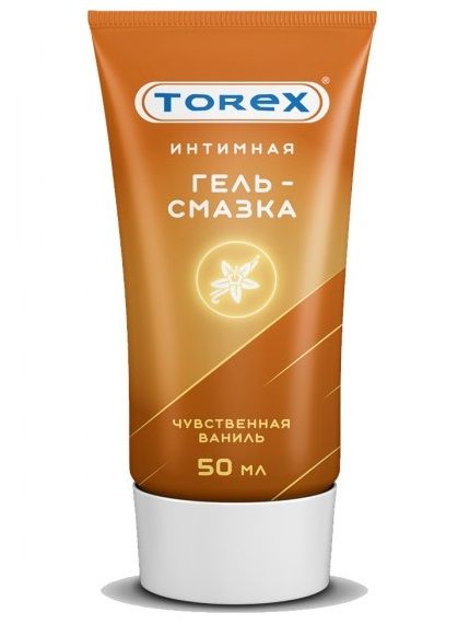 Смазка на водной основе TOREX  Чувственная ваниль  - 50 мл. - Torex - купить с доставкой в Новомосковске
