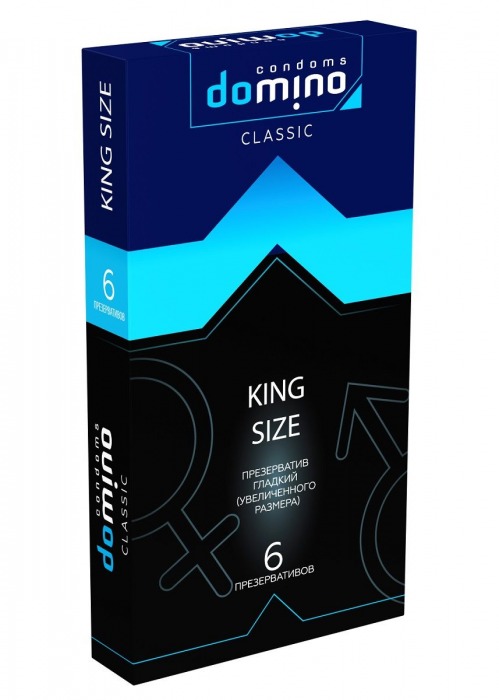 Презервативы увеличенного размера DOMINO Classic King size - 6 шт. - Domino - купить с доставкой в Новомосковске