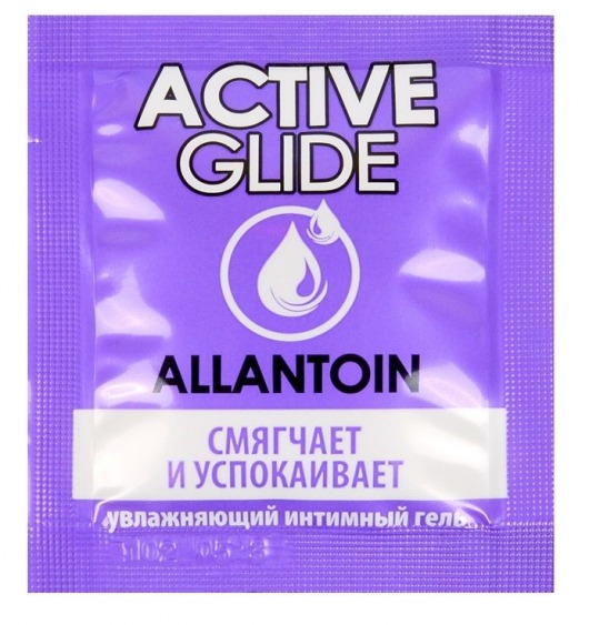 Лубрикант на водной основе Active Glide с аллантоином - 3 гр. - Биоритм - купить с доставкой в Новомосковске