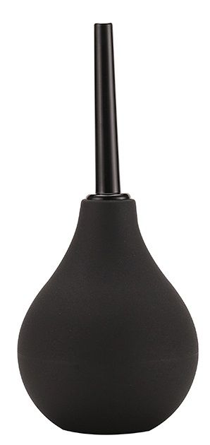 Черный анальный душ ANAL DOUCHE с прямым наконечником - Dream Toys - купить с доставкой в Новомосковске