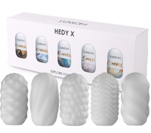 Набор из 5 мастурбаторов Hedy X5 Mixed - Svakom - в Новомосковске купить с доставкой