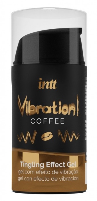 Жидкий интимный гель с эффектом вибрации Vibration! Coffee - 15 мл. - INTT - купить с доставкой в Новомосковске