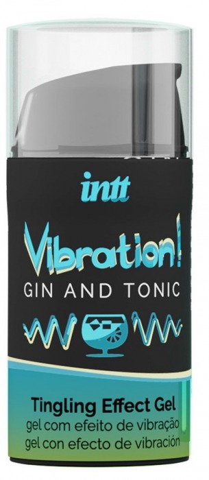 Жидкий интимный гель с эффектом вибрации Vibration! Gin   Tonic - 15 мл. - INTT - купить с доставкой в Новомосковске