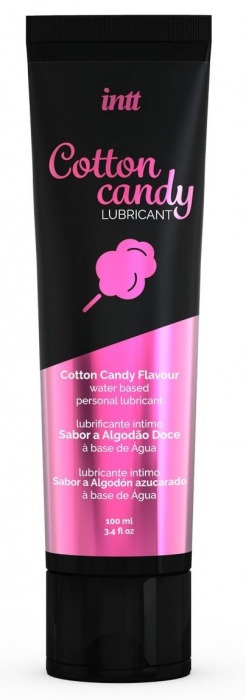 Интимный гель на водной основе Cotton Candy Lubricant - 100 мл. - INTT - купить с доставкой в Новомосковске