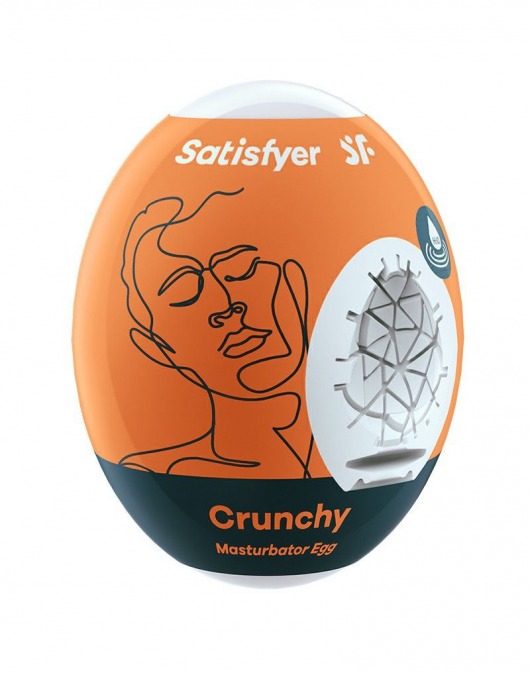 Мастурбатор-яйцо Satisfyer Crunchy Mini Masturbator - Satisfyer - в Новомосковске купить с доставкой