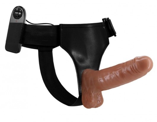 Страпон на трусиках с вибрацией Ultra Passionate Harness - 16 см. - Baile - купить с доставкой в Новомосковске
