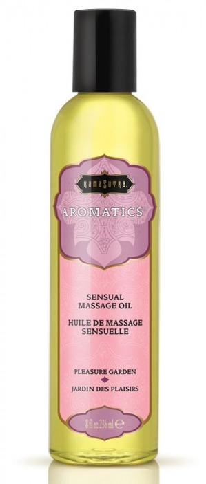 Массажное масло с цветочным ароматом Pleasure Garden - 236 мл. - Kama Sutra - купить с доставкой в Новомосковске