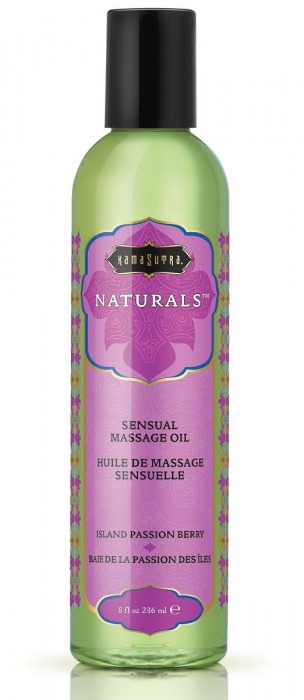 Массажное масло Naturals Island Passion Berry с ароматом тропических фруктов - 236 мл. - Kama Sutra - купить с доставкой в Новомосковске