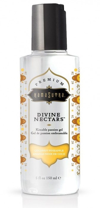 Гель-лубрикант на водной основе Divine Nectars Vanilla с ароматом ванили - 150 мл. - Kama Sutra - купить с доставкой в Новомосковске