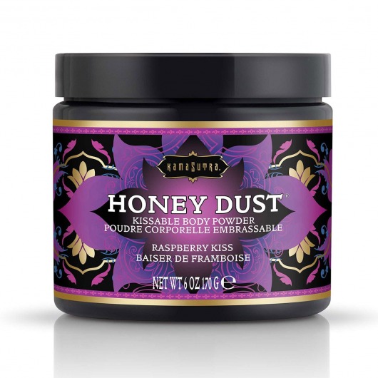 Пудра для тела Honey Dust Body Powder с ароматом малины - 170 гр. - Kama Sutra - купить с доставкой в Новомосковске