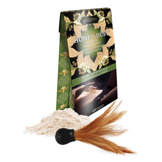 Пудра для тела Honey Dust Body Powder с ароматом жимолости - 28 гр. - Kama Sutra - купить с доставкой в Новомосковске