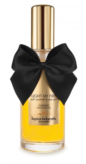 Массажное масло Light My Fire с ароматом карамели - 100 мл. - Bijoux Indiscrets - купить с доставкой в Новомосковске