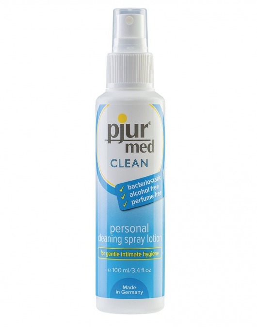 Гигиенический спрей pjur MED Clean Spray - 100 мл. - Pjur - купить с доставкой в Новомосковске