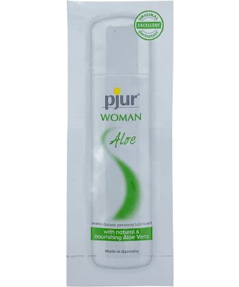 Лубрикант на водной основе pjur WOMAN Aloe - 2 мл. - Pjur - купить с доставкой в Новомосковске