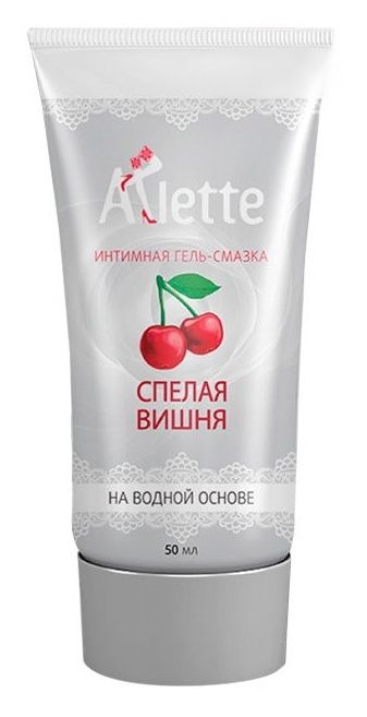 Интимная гель-смазка на водной основе Arlette  Спелая вишня  - 50 мл. - Arlette - купить с доставкой в Новомосковске