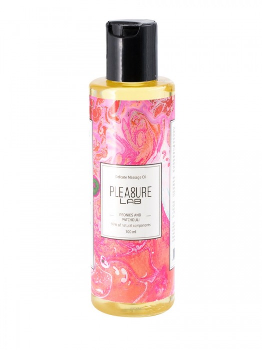Массажное масло Pleasure Lab Delicate с ароматом пиона и пачули - 100 мл. - Pleasure Lab - купить с доставкой в Новомосковске