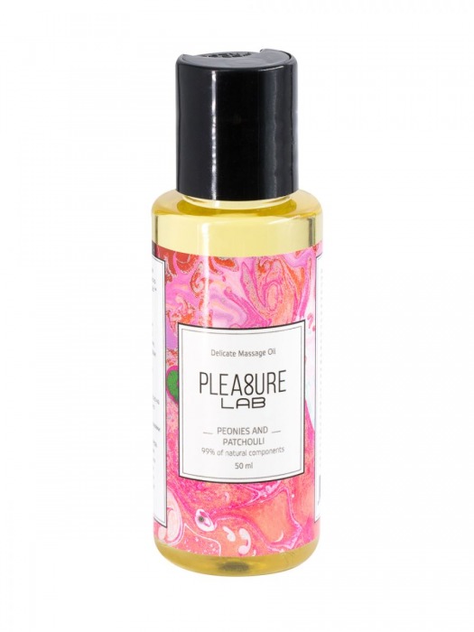 Массажное масло Pleasure Lab Delicate с ароматом пиона и пачули - 50 мл. - Pleasure Lab - купить с доставкой в Новомосковске