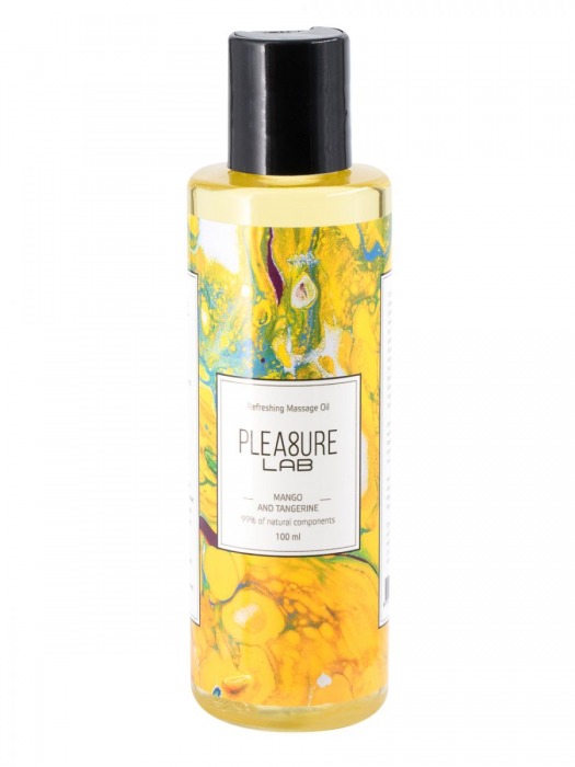 Массажное масло Pleasure Lab Refreshing с ароматом манго и мандарина - 100 мл. - Pleasure Lab - купить с доставкой в Новомосковске
