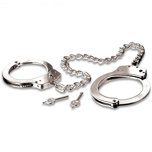 Металлические наручники Metal Leg Cuffs - Pipedream - купить с доставкой в Новомосковске
