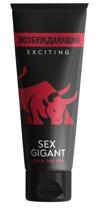 Возбуждающий крем для мужчин Sex Gigant - 80 мл. - Миагра - купить с доставкой в Новомосковске