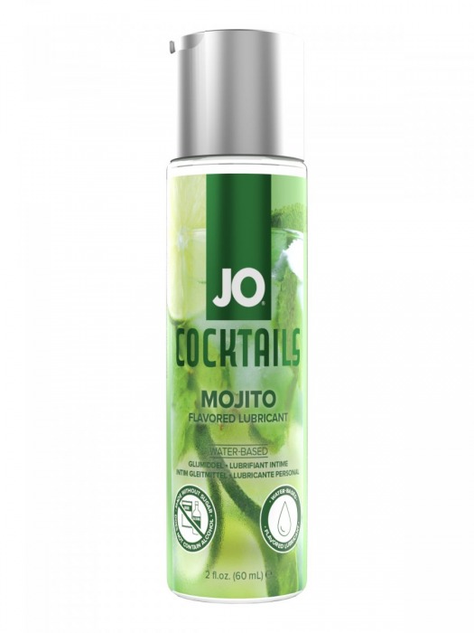 Вкусовой лубрикант на водной основе JO Cocktails Mojito - 60 мл. - System JO - купить с доставкой в Новомосковске