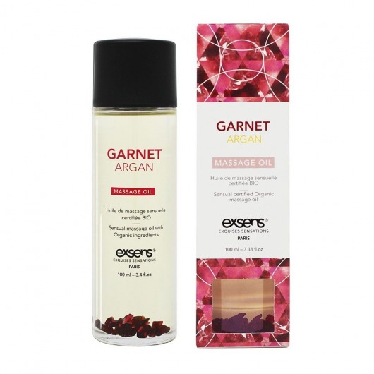 Органическое массажное масло GARNET ARGAN - 100 мл. - Exsens - купить с доставкой в Новомосковске