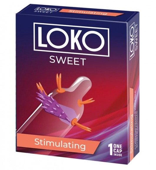 Стимулирующая насадка на пенис LOKO SWEET с возбуждающим эффектом - Sitabella - в Новомосковске купить с доставкой