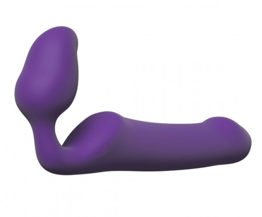 Фиолетовый безремневой страпон Queens L - Adrien Lastic - купить с доставкой в Новомосковске