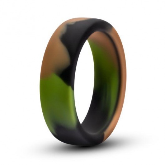 Эрекционное кольцо камуфляжной расцветки Silicone Camo Cock Ring - Blush Novelties - в Новомосковске купить с доставкой