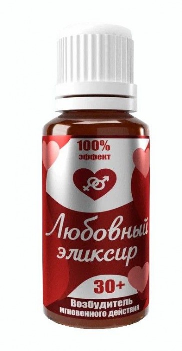 Возбудитель  Любовный эликсир 30+  - 20 мл. - Миагра - купить с доставкой в Новомосковске