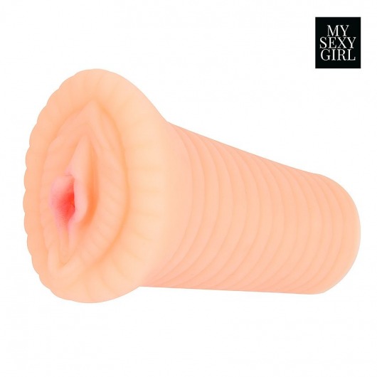 Реалистичный мастурбатор-вагина телесного цвета с вибрацией - Bior toys - в Новомосковске купить с доставкой