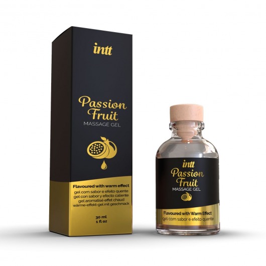 Массажный гель с ароматом маракуйи Passion Fruit - 30 мл. - INTT - купить с доставкой в Новомосковске