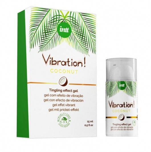 Возбуждающий гель с ароматом кокоса Vibration Coconut - 15 мл. - INTT - купить с доставкой в Новомосковске