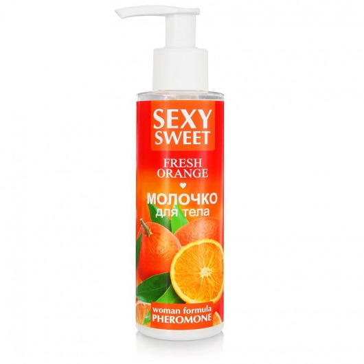 Молочко для тела с феромонами и ароматом апельсина Sexy Sweet Fresh Orange - 150 гр. -  - Магазин феромонов в Новомосковске