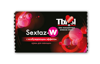 Возбуждающий крем для женщин Sextaz-W в одноразовой упаковке - 1,5 гр. - Биоритм - купить с доставкой в Новомосковске
