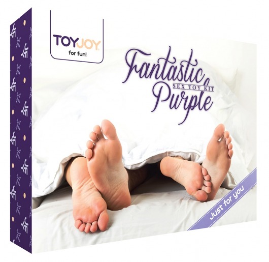 Эротический набор FANTASTIC PURPLE SEX TOY KIT - Toy Joy - купить с доставкой в Новомосковске