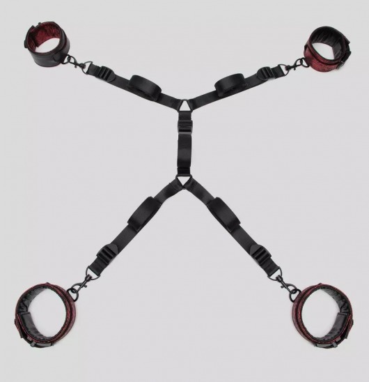 Изысканный набор фиксаций на кровати Reversible Under Mattress Restraint Set - Fifty Shades of Grey - купить с доставкой в Новомосковске