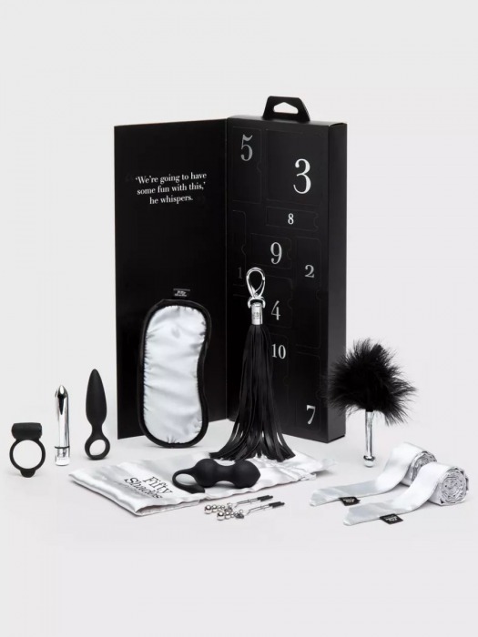 Эротический набор Pleasure Overload 10 Days of Play Gift Set - Fifty Shades of Grey - купить с доставкой в Новомосковске