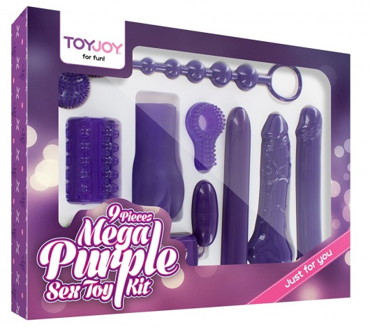 Эротический набор Toy Joy Mega Purple - Toy Joy - купить с доставкой в Новомосковске