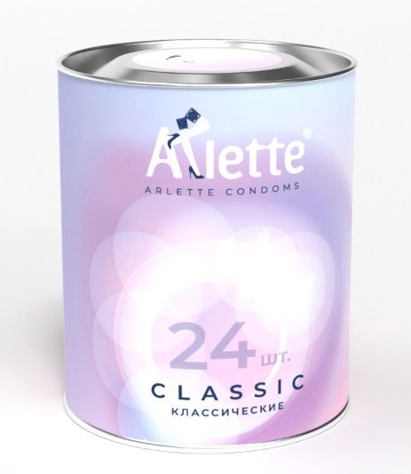Классические презервативы Arlette Classic - 24 шт. - Arlette - купить с доставкой в Новомосковске