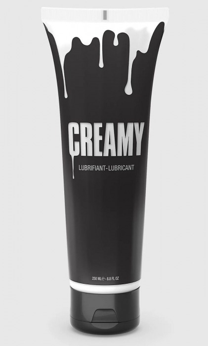 Смазка на водной основе Creamy с консистенцией спермы - 250 мл. - Strap-on-me - купить с доставкой в Новомосковске
