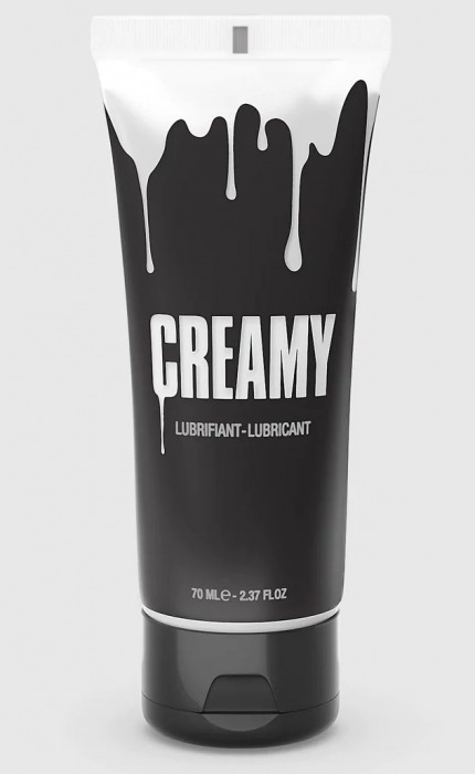 Смазка на водной основе Creamy с консистенцией спермы - 70 мл. - Strap-on-me - купить с доставкой в Новомосковске